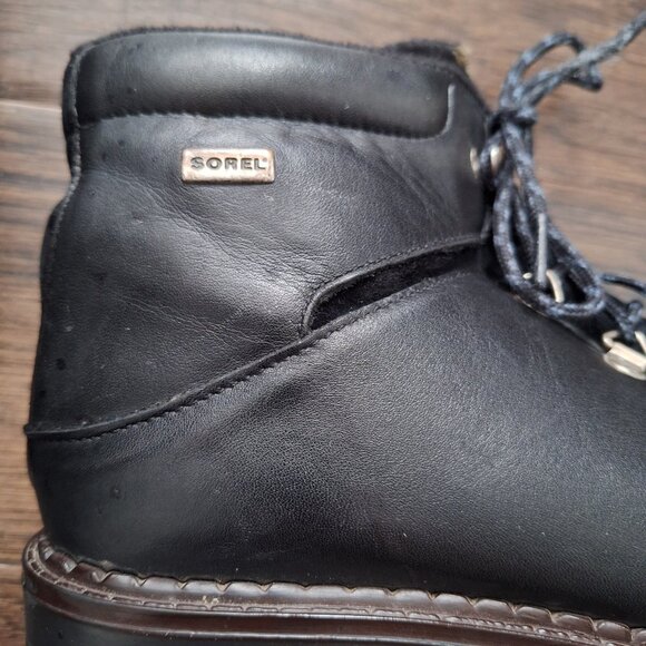 Sorel Black Ankle Boots - Picture 5 of 9